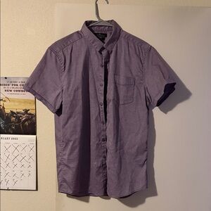 Marc Anthony Men's Lavender Casual Shirt
